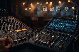 Welches Mischpult, anaolg oder digital in der PA veranstaltungstechnik