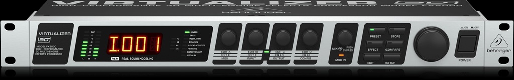 Behringer Virtualizer Effektgerät Multieffekt für PA und Instrumente wie Synthesizer und Guitarre im Test/Review