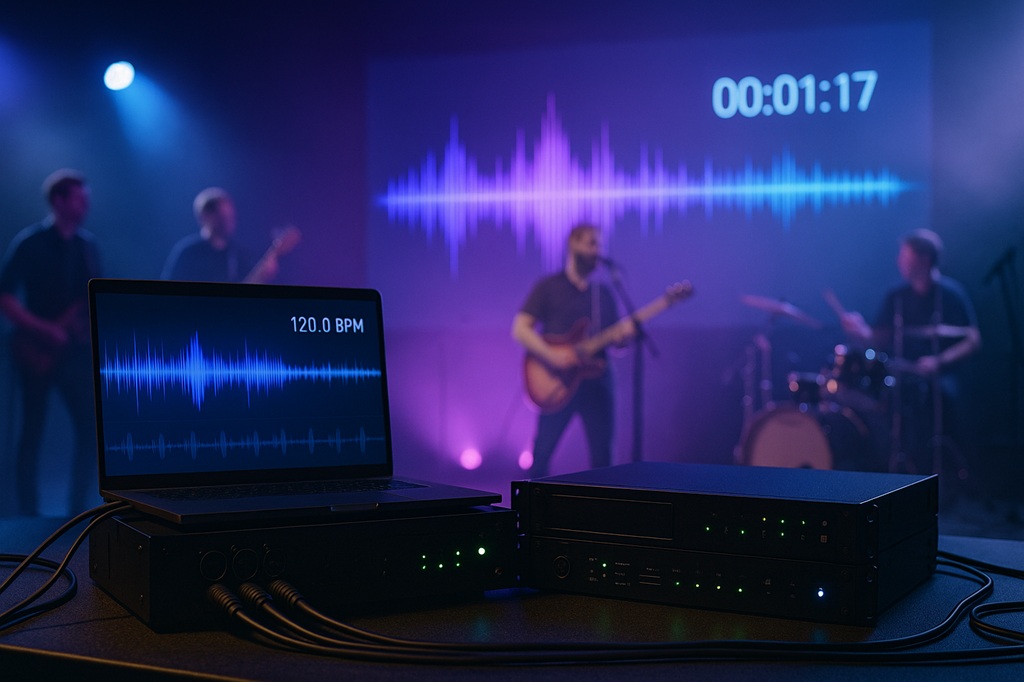 Synchrone Playback für Bands und Interpreten