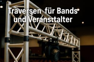Traversen für Bands und Veranstalter bauen