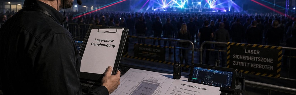 Laser genehmigen in Deutschland für Eventtechnik