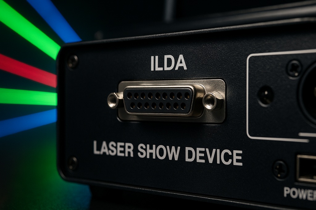 ILDA-Anschluss in der Veranstaltungstechnik