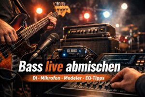 Bassgitarre live mixen