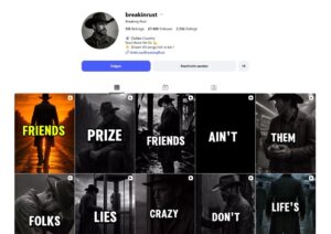 KI/AI Song Walk My Walk von Breaking Rust Platz 1