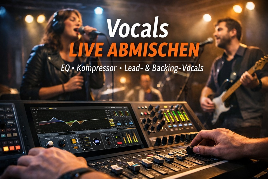 Vocals live abmischen: Lead- und Backing-Vocals im Band-Mix