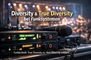 Funkstrecke True Diversity UHF