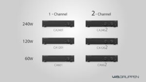 Lab Gruppen CA-Serie Installationsverstärker für Hotels, Bars und Events