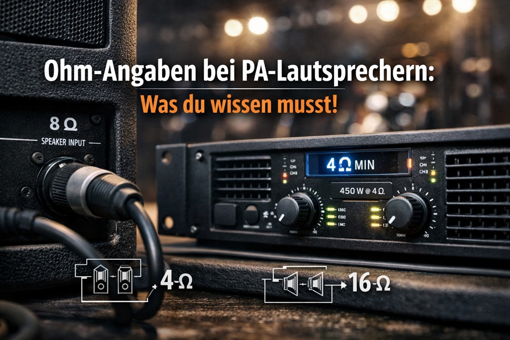 Was bedeutet die Ohm-Angaben bei PA-Lautsprechern?