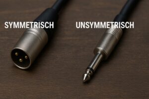 symmetrische unsymmetrische Kabel Veranstaltungstechnik Brummen