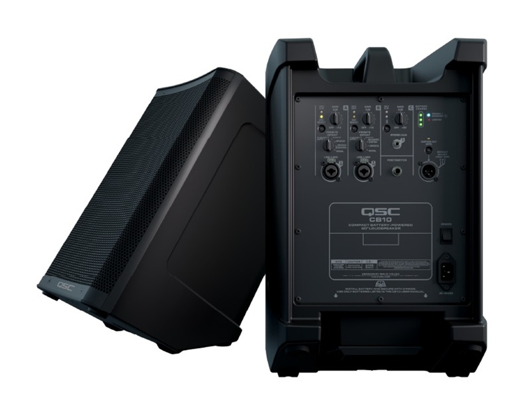 QSC CB10: Akku-PA-Lautsprecher