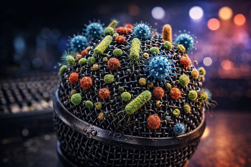 Mikrofon hygienisch desinfizieren