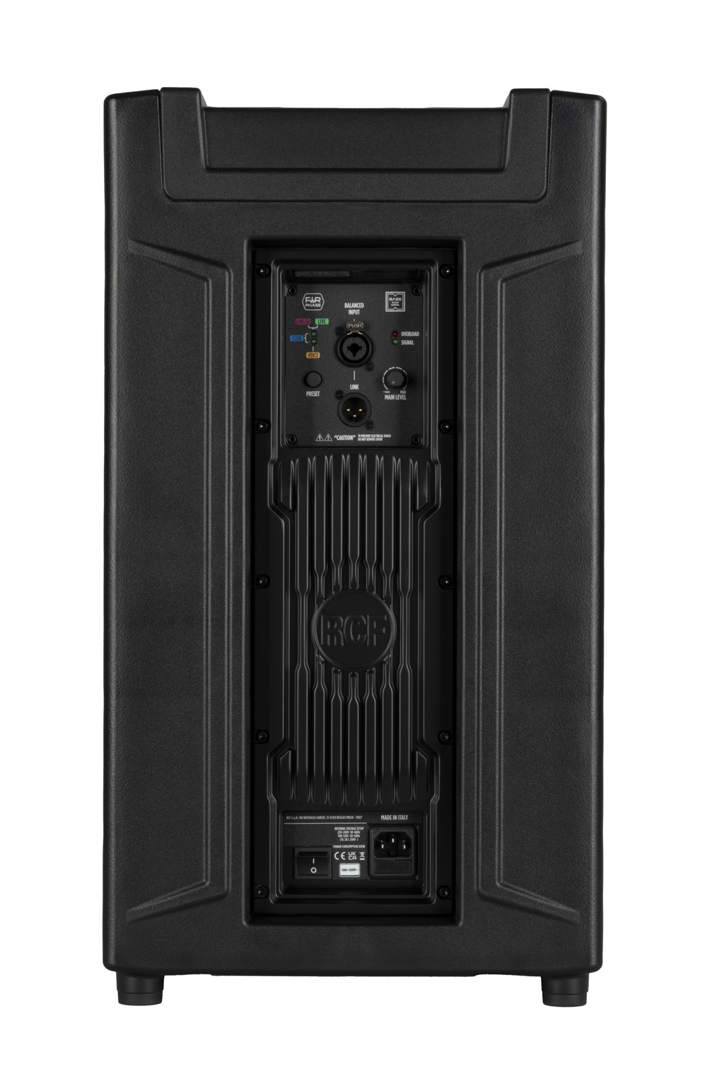 RCF EVOX J9 Rückseite mit Anschlüsse