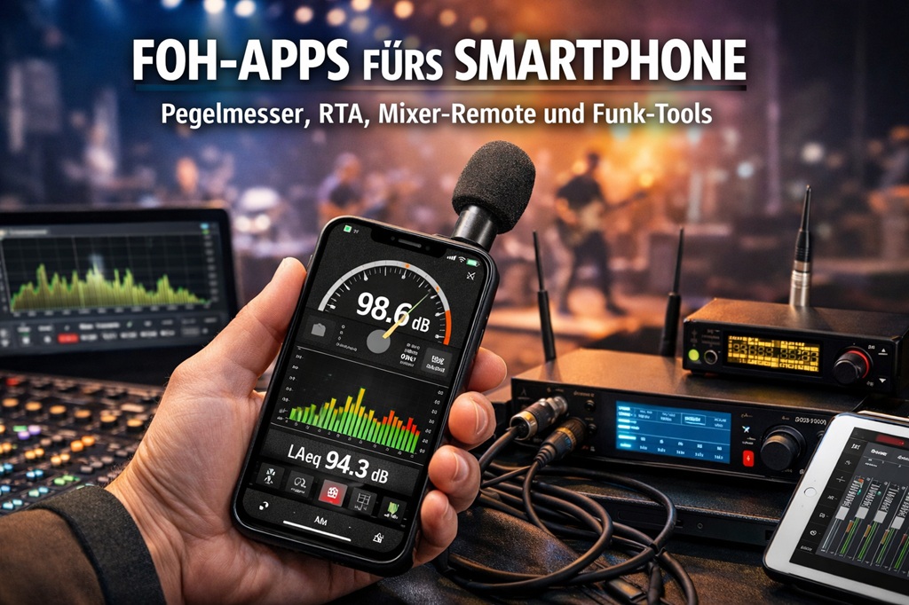 Die besten FOH-Apps für Tontechniker