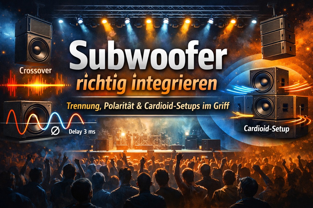 PA-Subwoofer richtig integrieren