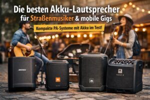 Akku Lautsprecher für Straßenmusiker, mobile Musiker, DJs