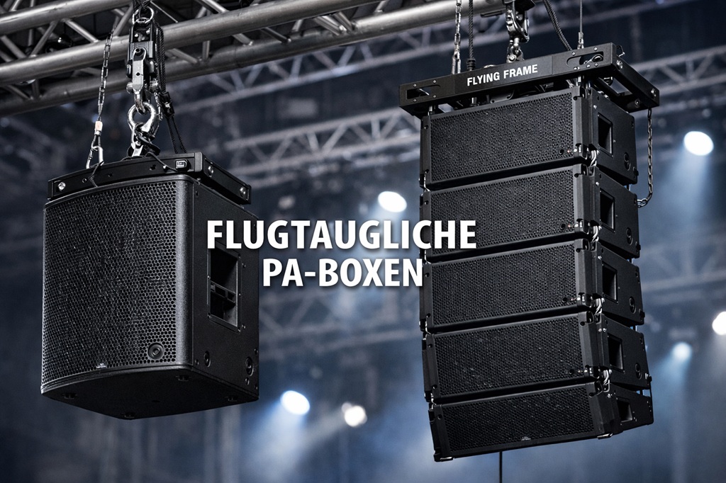 Flugtauglich bei PA-Boxen