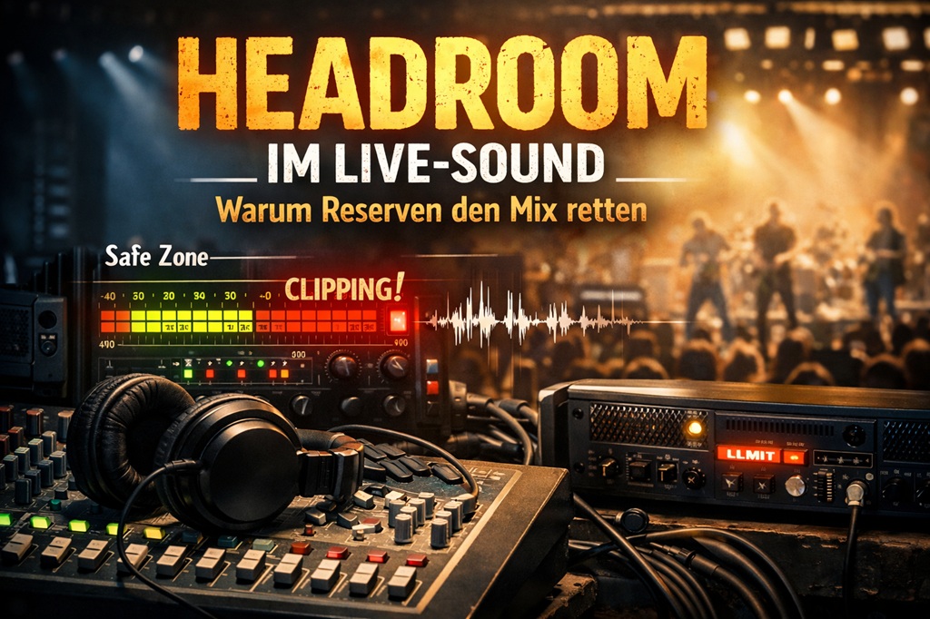 Headroom im Live-Sound: Warum Reserven den Mix retten