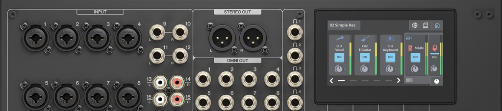 Digitalmixer Yamaha MGX im Test, tragbarer Digitalmischer