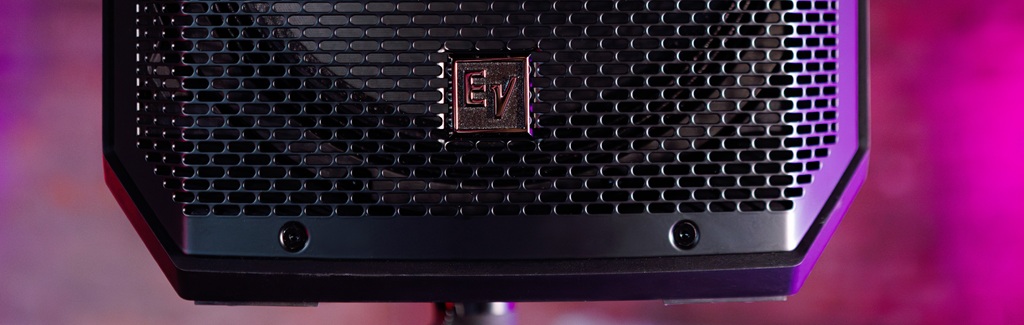 Electro Voice Logo an Lautsprecherbox