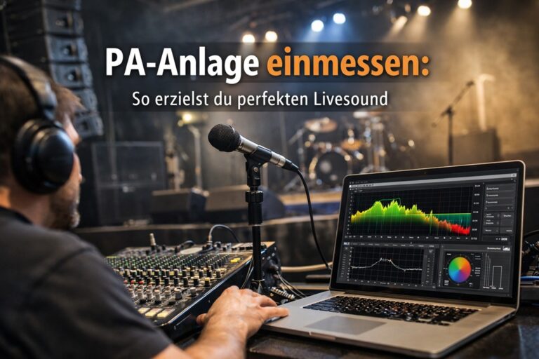 PA-Anlage einmessen: Schritt-für-Schritt-Tutorial