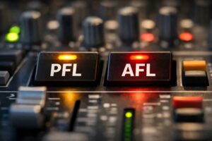 PFL AFL Unterschied am Mischpult Mixer