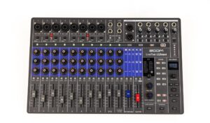 Der Zoom LiveTrak L12next kombiniert Digitalmixer, Recorder und Interface in einem kompakten, übersichtlichen Layout.