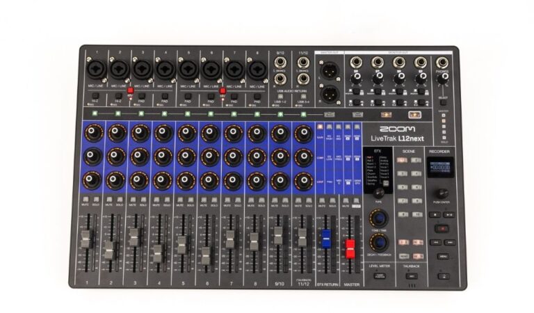 Zoom LiveTrak L12next Test – Digitalmixer mit Recorder