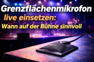 Grenzflächenmikrofon live