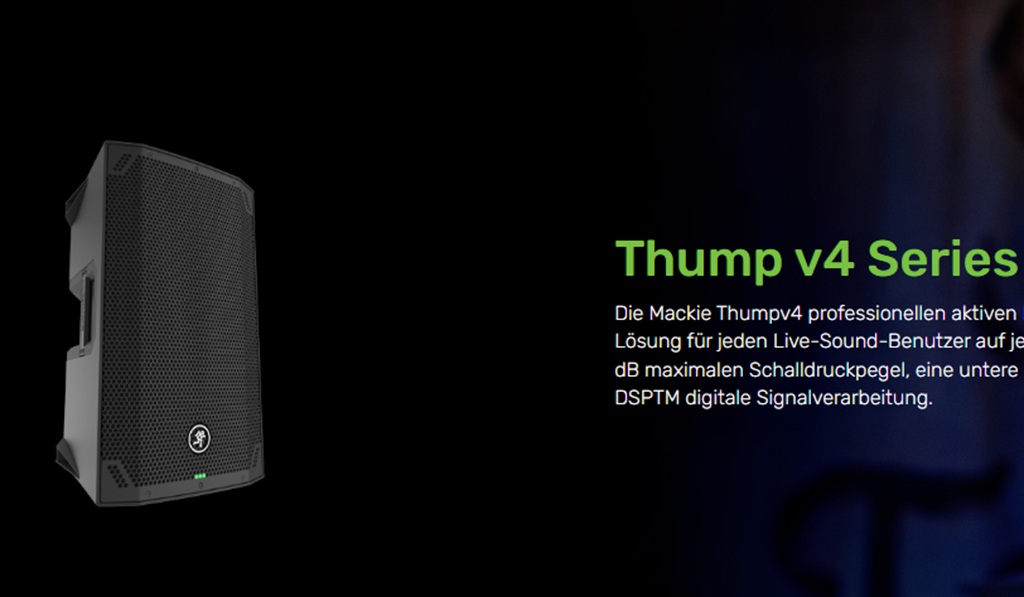Aktiver PA Speaker Mackie Thump v4