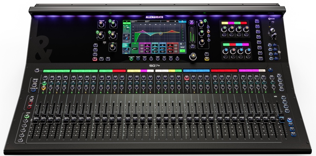 Das größte Modell der neuen Digitalmischer von Allen & Heath SQ7+