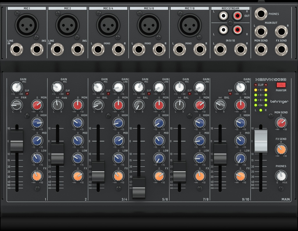 Analoger MIxer behringer Xenyx 1003B im Test