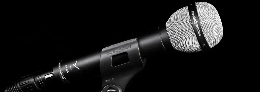 Beyerdynamic M88 Mikrofon für Gesang auf der Bühne