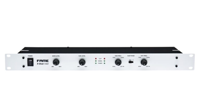 FAME X-Over MKII Test: Aktive 19-Zoll-Frequenzweiche