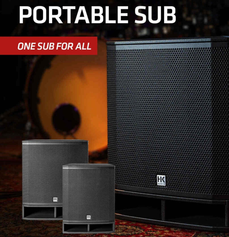 HK Audio PORTABLE SUB: Aktive Subwoofer für PA-Systeme