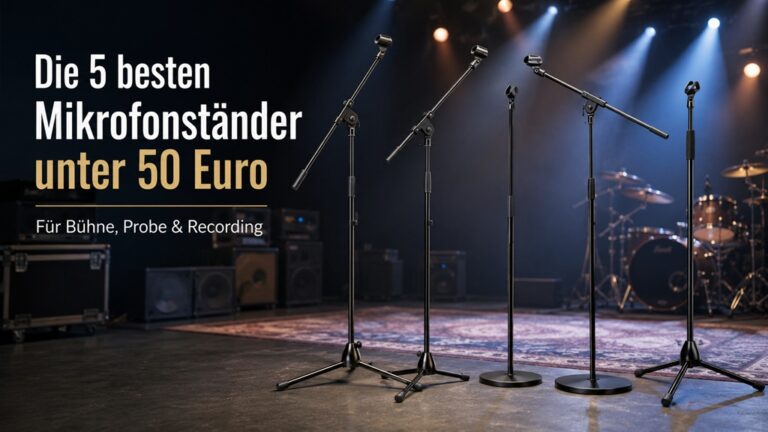 Die 5 besten Mikrofonständer unter 50 Euro!