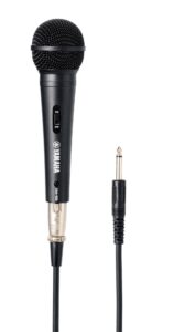 Yamaha DM-105 Mikrofon mit Kabel und 6,3-mm-Klinkenstecker für Karaoke, Moderation und Durchsagen