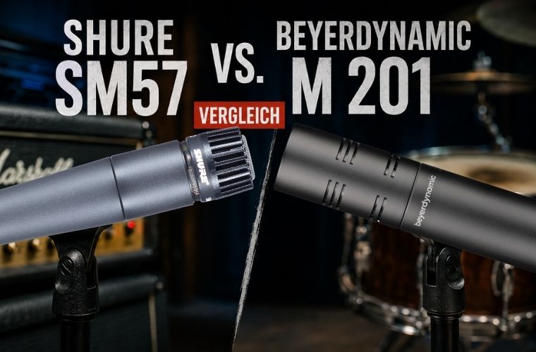 Mikrofonvergleich: Shure SM57 vs. beyerdynamic M 201