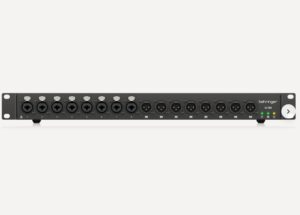 Behringer SC88 StageConnect Interface mit acht XLR/TRS-Eingängen, TRIAD-Mikrofonvorverstärkern und acht XLR-Ausgängen für PA und Live-Sound.