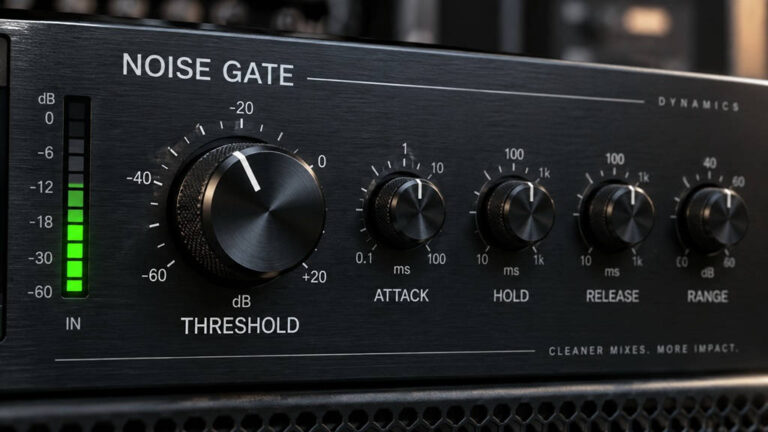 Noise Gate richtig einstellen: Threshold, Attack, Hold und Release erklärt