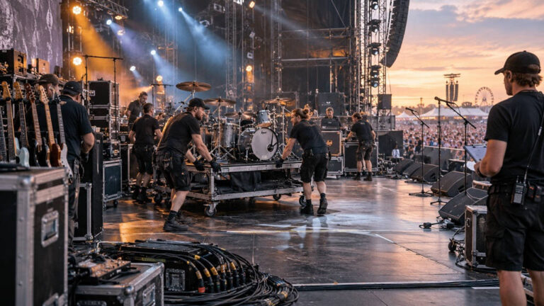 Festival-Changeover: Bandwechsel und Line-Check ohne Chaos